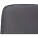 Cassius Slate Tint / Nightfall Black Swivel Dining Armchair, Swivel